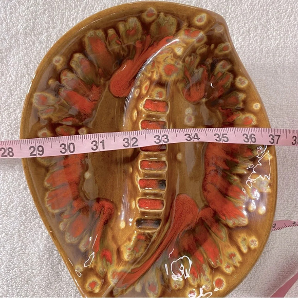 Vintage 1972 MSevrens Canada MCM  Ceramic Pottery Art Ashtray Trinket Dish - Picture 14 of 15